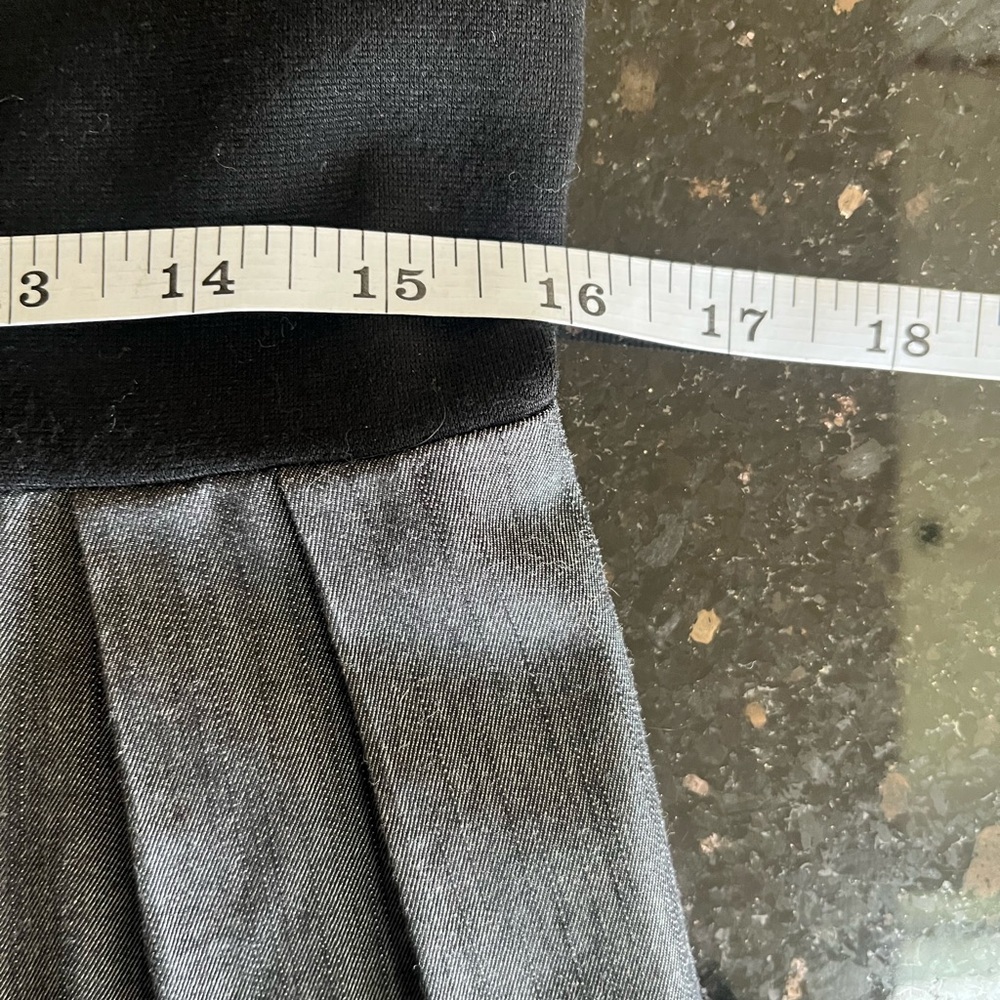 Calvin Klein Sleeveless A-line Dress in gray & Black - Picture 5 of 11